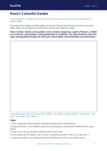 Free Colours Drawing Sheet | Year 4 Core | BookFlik