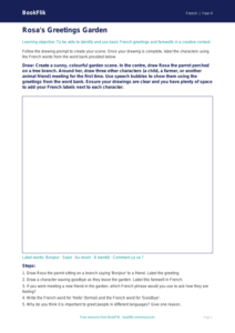 Free Greetings Drawing Sheet | Year 4 Core | BookFlik
