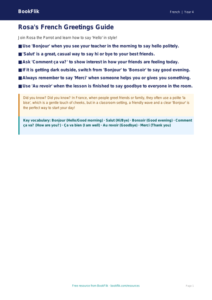 Free Greetings Poster | Year 4 Core | BookFlik