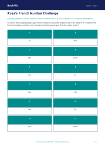 Free Numbers Flashcards | Year 4 Core | BookFlik