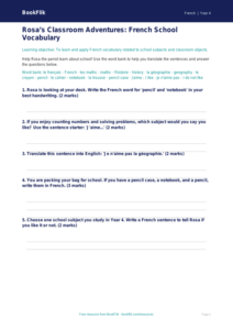Free Year 4 Educational Worksheet | Core Skills | BookFlik