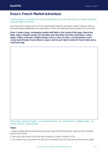 Free Shopping Drawing Sheet | Year 4 Core | BookFlik