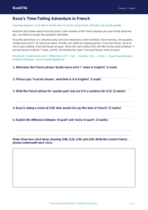 Free Telling The Time Track Sheet | Year 4 Core | BookFlik