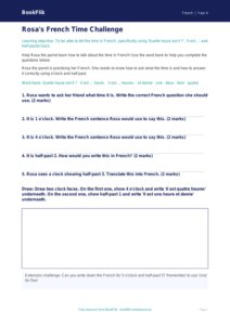 Free Telling The Time Worksheet | Year 4 Core | BookFlik
