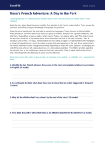 Free Verbs And Tenses Comprehension | Year 4 Core | BookFlik