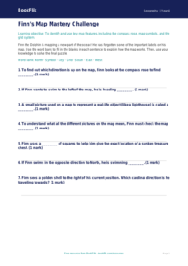 Free Map Skills Activity Sheet | Year 4 Core | BookFlik