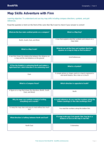 Free Map Skills Flashcards | Year 4 Core | BookFlik