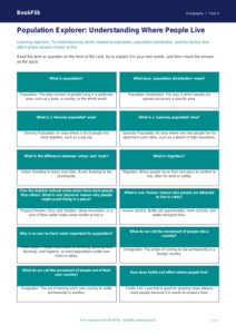 Free Population Flashcards | Year 4 Core | BookFlik