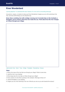 Free Rivers Drawing Sheet | Year 4 Core | BookFlik