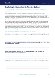 Free Settlements Comprehension | Year 4 Core | BookFlik