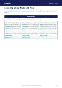 Free Trade Word Mat | Year 4 Core | BookFlik