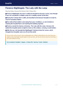 Free Florence Nightingale Poster | Year 4 Core | BookFlik