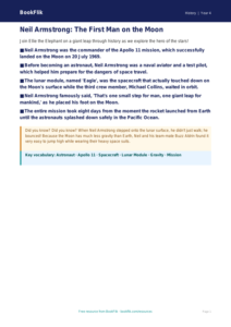 Free Neil Armstrong Poster | Year 4 Core | BookFlik