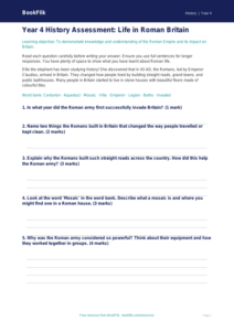Free Romans Assessment | Year 4 Core | BookFlik