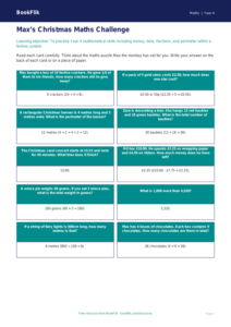 Free Christmas Maths Flashcards | Year 4 Core | BookFlik