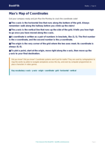 Free Coordinates Poster | Year 4 Core | BookFlik