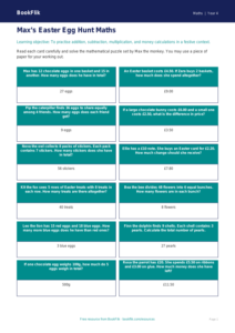 Free Easter Maths Flashcards | Year 4 Core | BookFlik