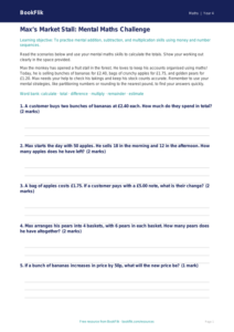 Free Mental Maths Track Sheet | Year 4 Core | BookFlik