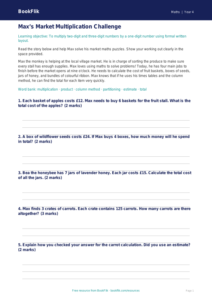 Free Multiplication Track Sheet | Year 4 Core | BookFlik