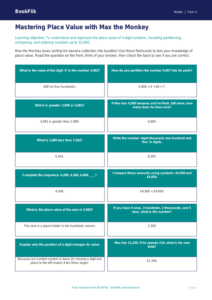 Free Place Value Flashcards | Year 4 Greater Depth | BookFlik