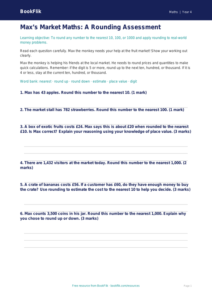 Free Rounding Assessment | Year 4 Core | BookFlik