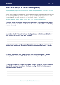 Free Time Template | Year 4 Core | BookFlik