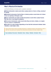 Free Musical Instruments Poster | Year 4 Music Resources | BookFlik