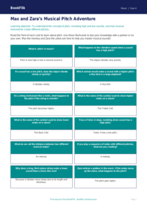 Free Pitch Flashcards | Year 4 Core | BookFlik