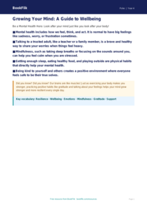Free Mental Health Poster | Year 4 Core | BookFlik