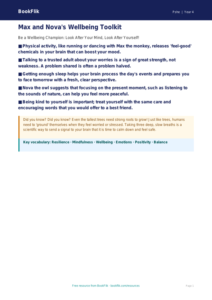 Free Wellbeing Poster | Year 4 Core | BookFlik