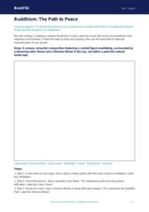 Free Buddhism Drawing Sheet | Year 4 Core | BookFlik