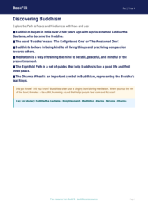 Free Buddhism Poster | Year 4 Core | BookFlik