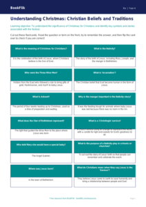 Free Christmas Flashcards | Year 4 Core | BookFlik
