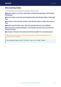 Free Islam Poster | Year 4 Core | BookFlik