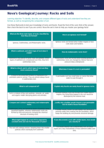 Free Rocks Flashcards | Year 4 Greater Depth | BookFlik