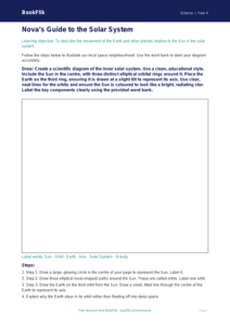 Free Space Drawing Sheet | Year 4 Greater Depth | BookFlik