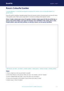 Free Colours Drawing Sheet | Year 4 Core | BookFlik