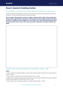 Free Greetings Drawing Sheet | Year 4 Core | BookFlik