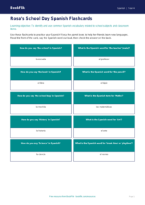 Free School Flashcards | Year 4 Core | BookFlik
