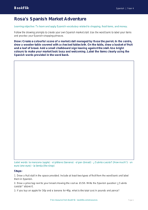 Free Shopping Drawing Sheet | Year 4 Core | BookFlik
