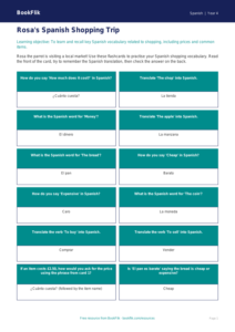 Free Shopping Flashcards | Year 4 Core | BookFlik