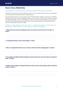 Free Shopping Track Sheet | Year 4 Core | BookFlik