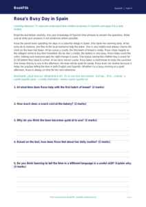 Free Telling The Time Comprehension | Year 4 Core | BookFlik
