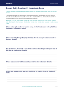 Free Telling The Time Template | Year 4 Core | BookFlik