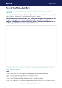 Free Weather Drawing Sheet | Year 4 Core | BookFlik