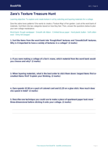 Free Collage Activity Sheet | Grade 3 | Art | BookFlik