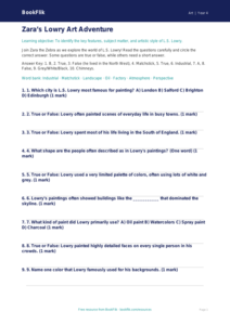 Art lowry quiz grade 3 core