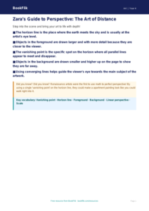 Free Perspective Poster | Grade 3 | Art | BookFlik