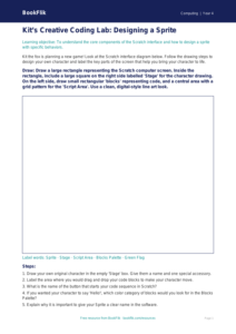 Free Scratch Drawing Sheet | Grade 3 | Computing | BookFlik
