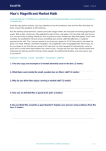 Free Grammar Comprehension Practice for Grade 3 Students | BookFlik